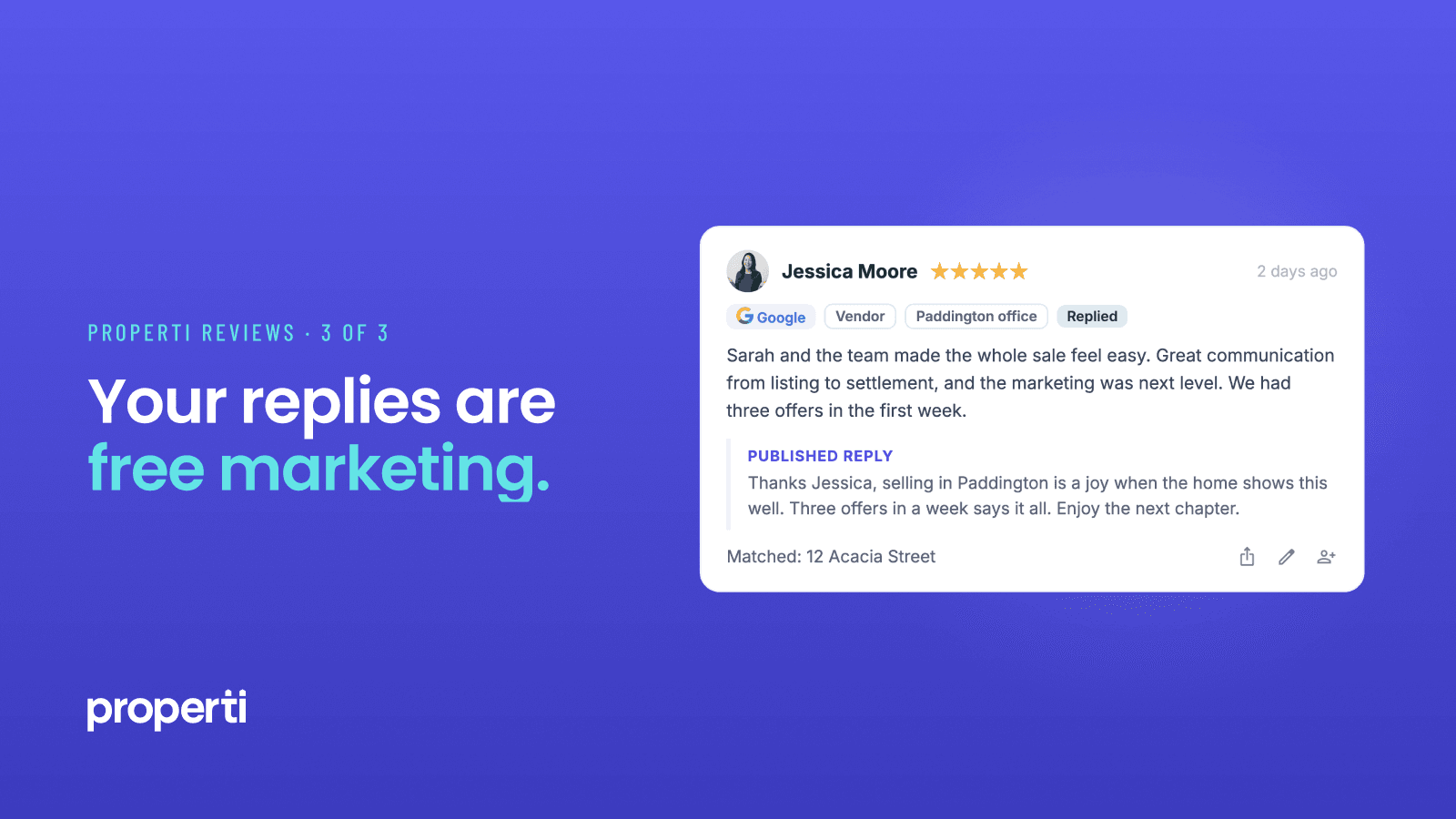 Reviews series hero 3: Your replies are free marketing